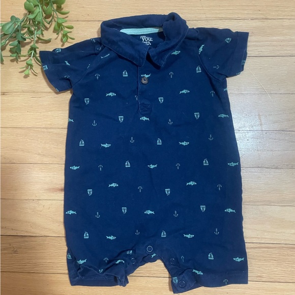 2/$10 Sale! Carter’s One Piece Shorts Set & Cat & Jack T-Shirt Size 12 Months - Picture 3 of 8